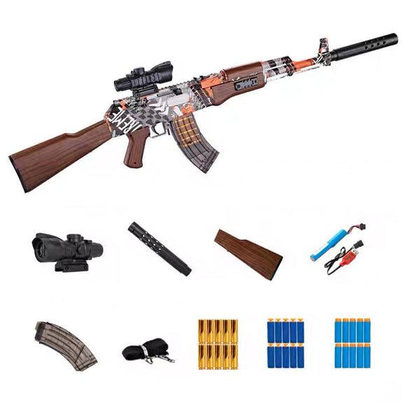 AK47 Nerf Rifle Shell Ejecting Toy Gun – bestnerfgun