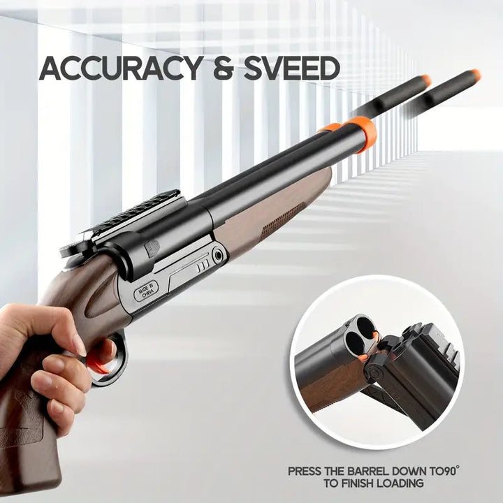 Nerf Shell Drop S686 Double-barreled Shell-Ejecting Nerf Shotgun – bestnerfgun