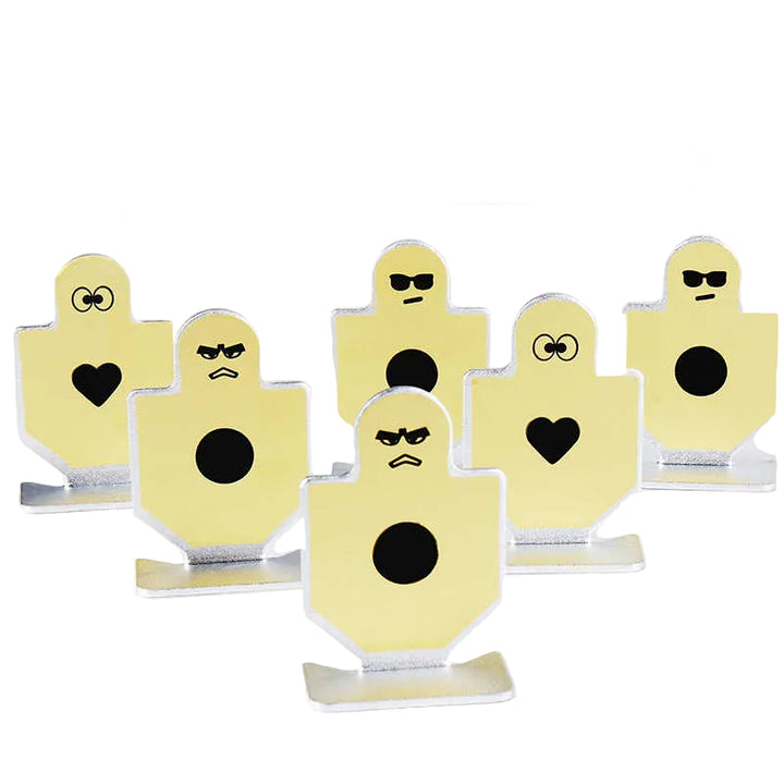Tough Warrior Metal Shooting Target Set 6pcs – bestnerfgun