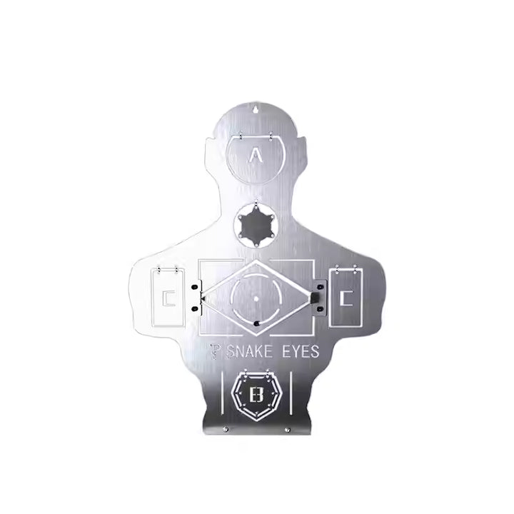 Toy gun steel shooting targets with stand