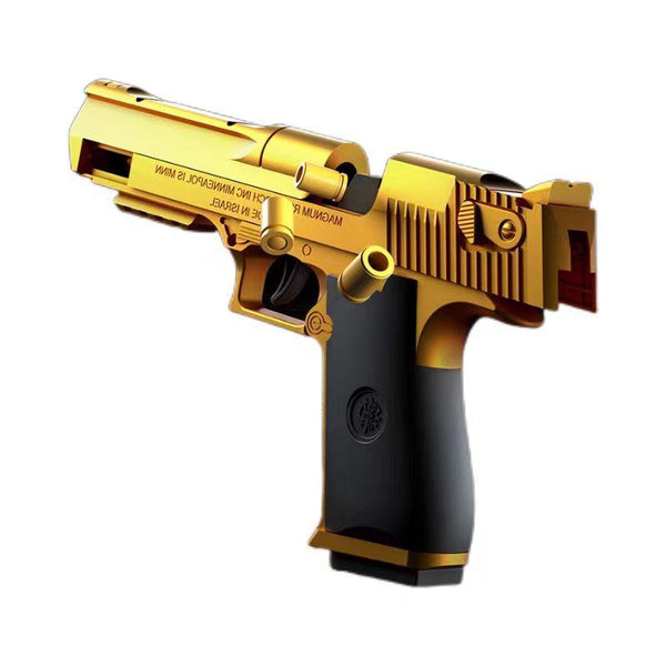 golden Desert Eagle shell ejecting toy gun